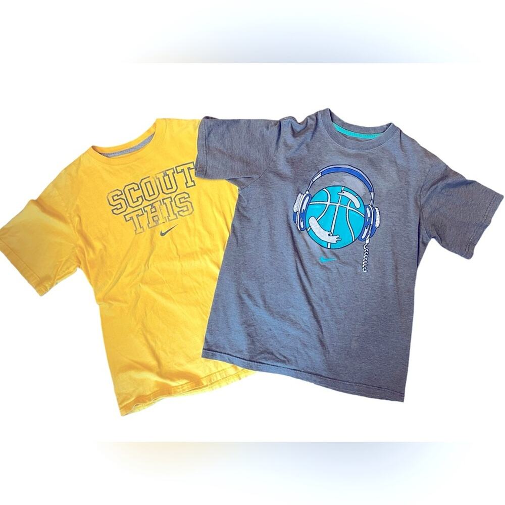NIKE Short Sleeve Boy's Tee Shirts 2 PC Bundle SZ XL